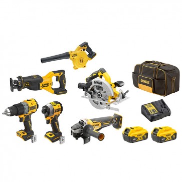 DEWALT 18V XR 6 Piece Combo Kit 5Ah Combination Kits