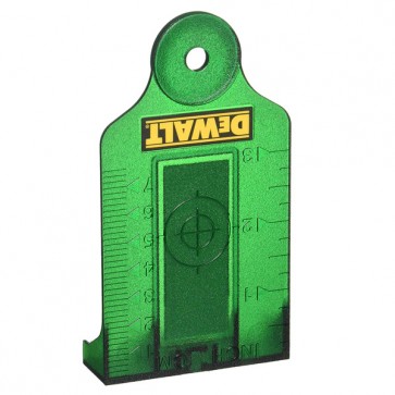 Green laser sales target card