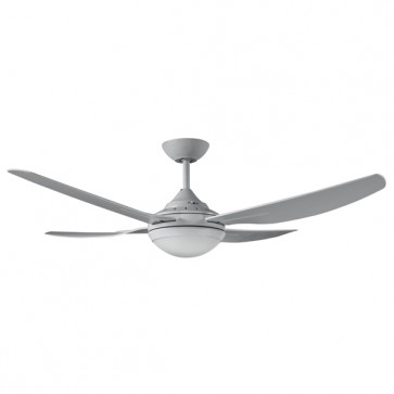 Ceiling Fan 52in 4 Abs Bladed Ingram Cct Led 18w White Ceiling Fans