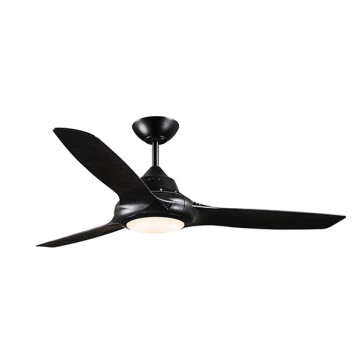 CEILING FAN, 50in 3 ABS BLADED EVO II + CCT LED 18W, BLACK