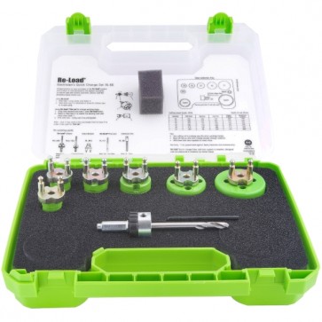 Quick change hole saw kit top