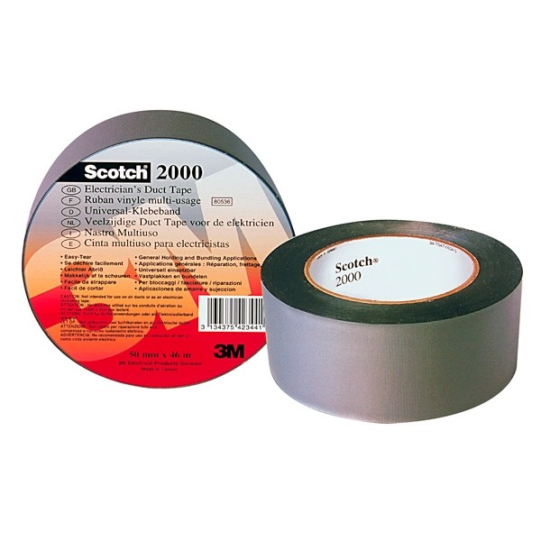 Scotch™ 2000 Electricians Bundling Tape 50mm x 46m x 0.15mm