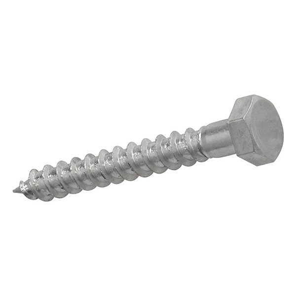 COACH SCREW, GALV 12mm x 75mm (1/2 x 3), REPELEC (25) Coach Screws