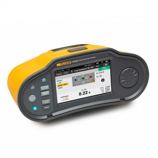 Fluke Multifunction Installation Tester with RMT Tests Installation