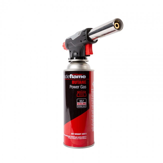 Tradeflame Pro Heat Blow Torch Kit Fitting Butane Gas