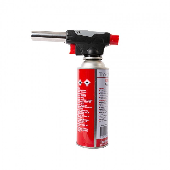 Tradeflame Pro Heat Blow Torch Kit Fitting Butane Gas