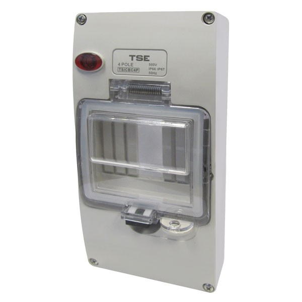 CIRCUIT BREAKER COVER, 4 POLE, IP66 SERIES Industrial Socket Outlets