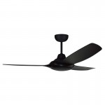 EVO II, 58in DC 3 ABS BLADED BLACK + REMOTE & WALL CONTROL