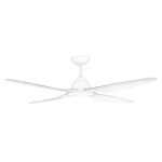 CEILING FAN, 58in DC ABS BLADE RONDO WHITE