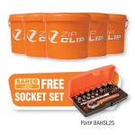 ZIP-CLIP WIRE REEL & CLIP KIT INC. 12xR200SILVER & 480xKL100