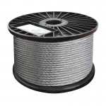 ZIP-CLIP CABLE 200m REEL 50kg SWL, SILVER
