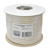 CABLE, FLAT MODULAR, IVORY 4-CORE, 100m
